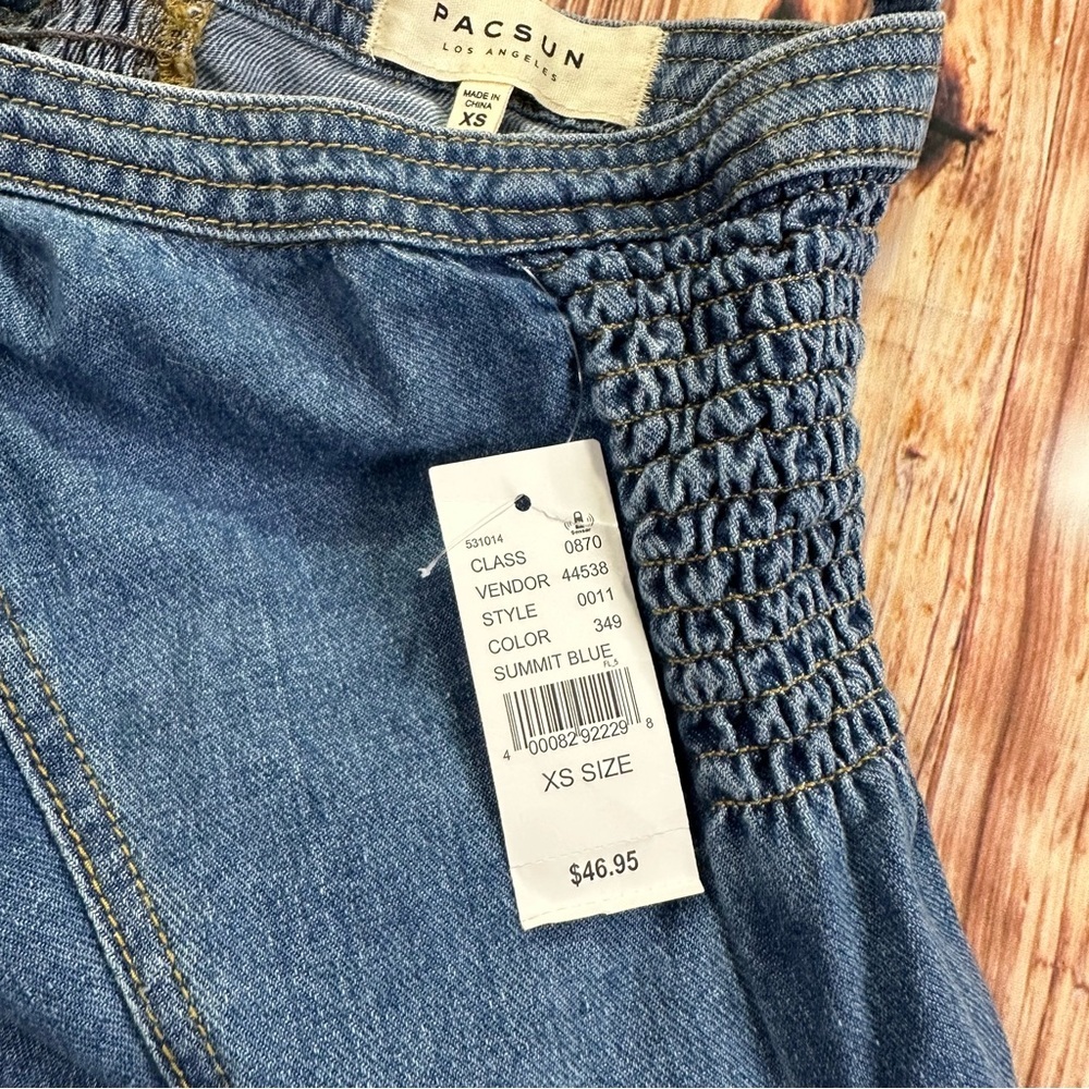 NWT Pacsun Blue Denim Button-Down Dress
Size XS - Picture 7 of 13